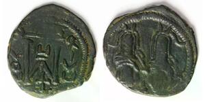 UMAYYAD Fals ND - Copper - Abd al Malik Marwan (685-708 AD) - VF - 649