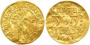 1 Ducat Reino de Dinamarca y Noruega (1536-1814) Oro Cristián IV de Dinamarca (1577- 1648)