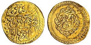 (x) Zand Dynasty, Karim Khan (1753-79), AV ¼-Mohur, 2.40g, Yazd, AH1190 (written 1109), ya Karim above mint (KM.525.9), extremely fine. Subject to 5% tax on Hammer Price in addition to 20% VAT on ...