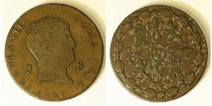 SPAIN 8 Maravedis 1826 - Copper - Ferdinand VII. - 4185