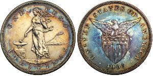 1 Peso Filippine Argento 