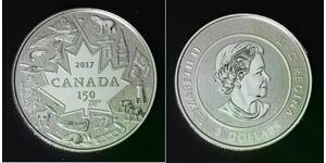 CANADA 3 Dollars 2017 Proof - Silver 0.999 - Canada 150 - 4452