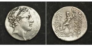  
 
    Seleucid Kings of Syria, Antiochus IV Epiphanes (175-164 BC) AR Tetradrachm Coin. R!  Mint Period: 168-164 BC  Mint Place: Antioch on the Orontes  Denomination: AR Tetradrachm (3rd Series ...