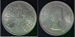 GREAT BRITAIN 1 Crown 1960 - British Exhibition in New York - XF/aUNC - 3939