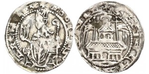 Köln, Erzbistum, Adolf I. von Altena Pfennig. 1,17 g. Erzbischof halblinks mit Buch und Krummstab / Breites Gebäude mit sechs Arkaden und zwei Kreuzfahnen. Hävernick 588. Sehr schön - vorzüglich