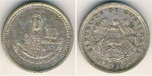 10 Centavo 危地马拉 銀 