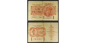 SAAR (Mines Domaniales de la Sarre) 1 Franc ND(1919) - Pick 2 - 639
