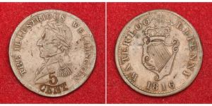  
 
   1816, Canada. Copper 