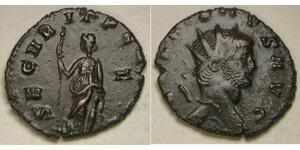 ROMAN EMPIRE Antoninianus - Bronze - Gallienus (253268) - VF/XF - 72*