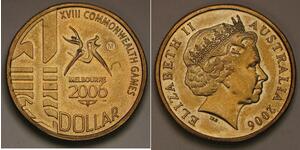 AUSTRALIA 1 Dollar 2006 M - XVIII. Commonwealth Games Melbourne - aUNC - 1714 *