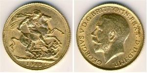 1 Соверен Великобритания  Золото 