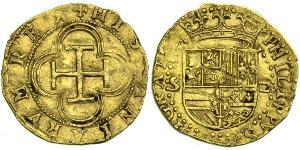 1 Escudo Habsburg Empire (1526-1804) / Spanien Or Philippe II d