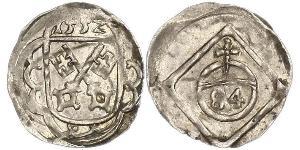 Regensburg-Stadt Pfennig zu 1/84 Gulden. Beckenbauer 3403. Vorzüglich
