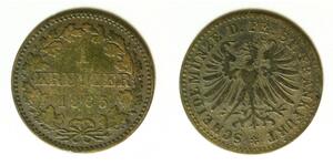 1 Kreuzer Ville libre de Francfort  