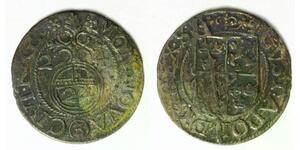 LIVONIA (Riga) 1/24 Thaler 1624 - Silver - Gustav Adolf II. - VF- - 2759