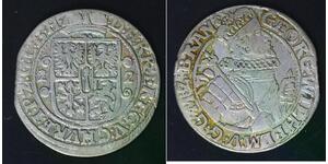 BRANDENBURG PRUSSIA 1/4 Thaler 1622 - Silver - Georg Wilhelm - 4210