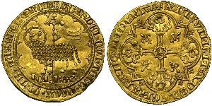 1 Franc Kingdom of France (843-1791) Gold Johann II. (Frankreich)(1319-1364)