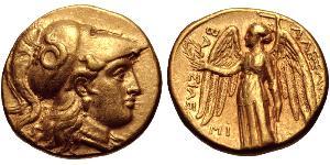 1 Статер Держава Селевкідів (312BC-63 BC) Золото Селевк I Нікатор (358BC-281BC)