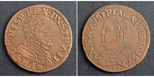  
  1575, Spanish Netherlands, Utrecht. Copper 