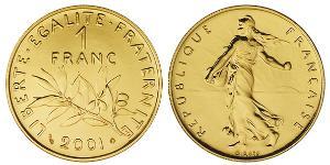 1 Franc Cinquième République (1958 - ) Or 