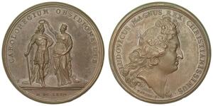 France - LOUIS XIV LE GRAND ou LE ROI SOLEIL Lev e du si ge de Charleroi 1672