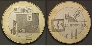 SLOVENIA 3 Euro 2026 - Bi Metallic - Srecko Kosovel - UNC- 3034 *