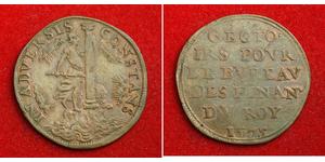  
 
   1575, Spanish Netherlands. Philip II. Copper Resistance Against the Dutch Rebels Medal.   Mint Year: 1575  Reference: Dugniolle II 2656, Van Loon I 212. R!  Condition: Minor scratches in r ...