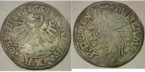 GOSLAR (German City) 1 Mariengroschen 1553 - Silver - VF+ - 890 *