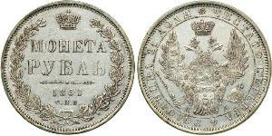 1 Rouble Empire russe (1720-1917) Argent Nicolas I (1796-1855)