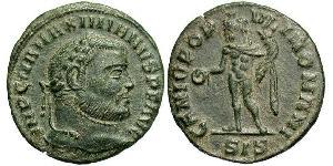 1/4 Follis Empire romain (27BC-395) Bronze Maximien (250-310)