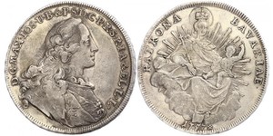 1 Талер Бавария (курфюршество) (1623 - 1806) Серебро Максимилиан III (курфюрст Баварии)(1727 – 1777)