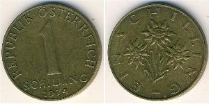 1 Shilling 奥地利 黃銅 