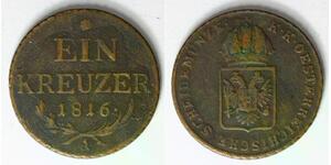 AUSTRIA 1 Kreuzer 1816 A - Copper - Franz II. (I.) - 371