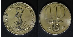 HUNGARY 10 Forint 1981 - Nickel - F.A.O. - aUNC - 2368