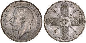 1 Florin Regno Unito di Gran Bretagna e Irlanda (1801-1922) Argento Giorgio V (1865-1936)