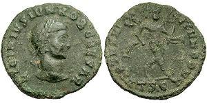 1 Follis /  AE3 Imperio romano (27BC-395) Plata Licinius II (315-326)