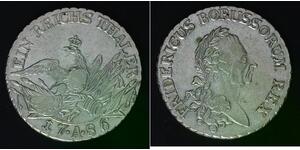 PRUSSIA 1 Thaler 1786 A - Silver 0.750 - Friedrich II. - VF - 4226