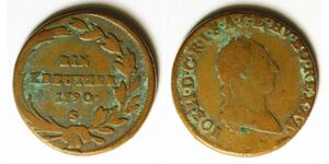 AUSTRIA 1 Kreuzer 1790 S - Copper - Joseph II. - 3392