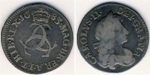 Великобритания
3 пенса (1683 г.)
Серебро
Карл II. Номер по Краузе КМ#433

