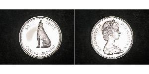 50 Cent 加拿大 銀 伊丽莎白二世 (1926-2022)