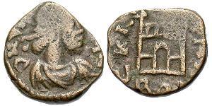 1 Follis /  AE4 Weströmisches Reich (285-476) Bronze Valentinian III (419-455)