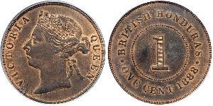 1 Cent British Honduras (1862-1981) Bronze Victoria (1819 - 1901)