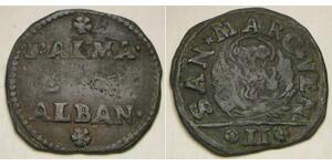 VENICE (Dalmatia & Albania) 2 Soldi ND (1691-1709) - Copper - VF - 1964 *