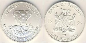 5000 Kwacha Zambia (1964 - ) Plata 