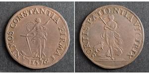  
  1576, Spanish Netherlands. Early-Dated Copper 