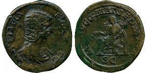A COLLECTION OF ANCIENT COINS, The Property of a Gentleman, Sestertii (19), including Trajan (AD 98-117), rev Danube bridge, and issues of Antoninus Pius (AD 138-161), Faustina Snr (wife of Anton ...