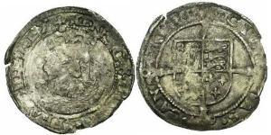  Гроут Королевство Англия (927-1649,1660-1707) Серебро Эдуард VI  (1537-1553)