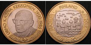 FINLAND 5 Euro 2017 - Bi-Metallic - President Urho K. Kekkonen - aUNC - 3944 