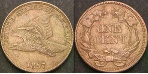 UNITED STATES 1 Cent 1857 - VF - 3353 