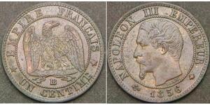 FRANCE 1 Centime 1856 BB - Bronze - VF/XF - 2001 